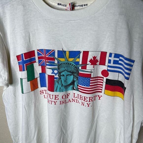 American Vintage Statue Of Liberty T Shirt Single Stitch XL - Picture 2 of 5